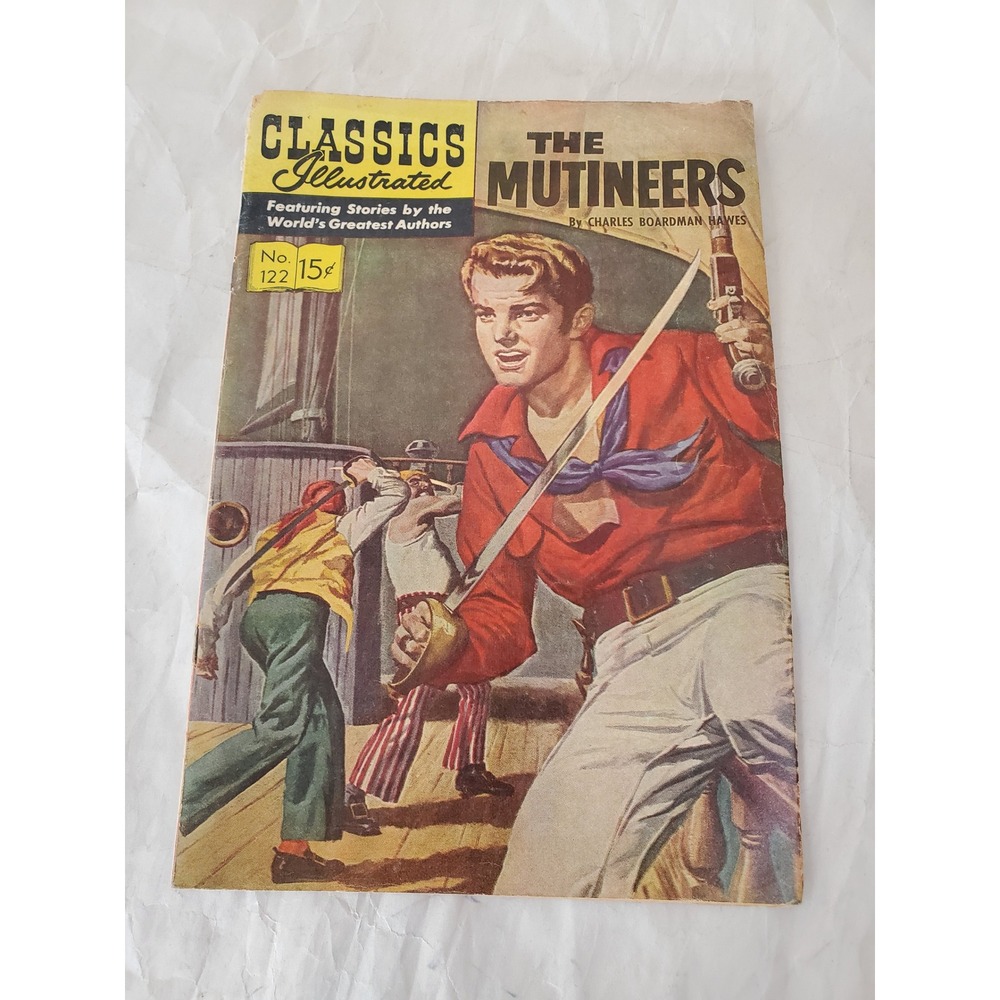 Classics Illustrated No 122 The Mutineers 1954 Gilberton Golden Age Comic Book
